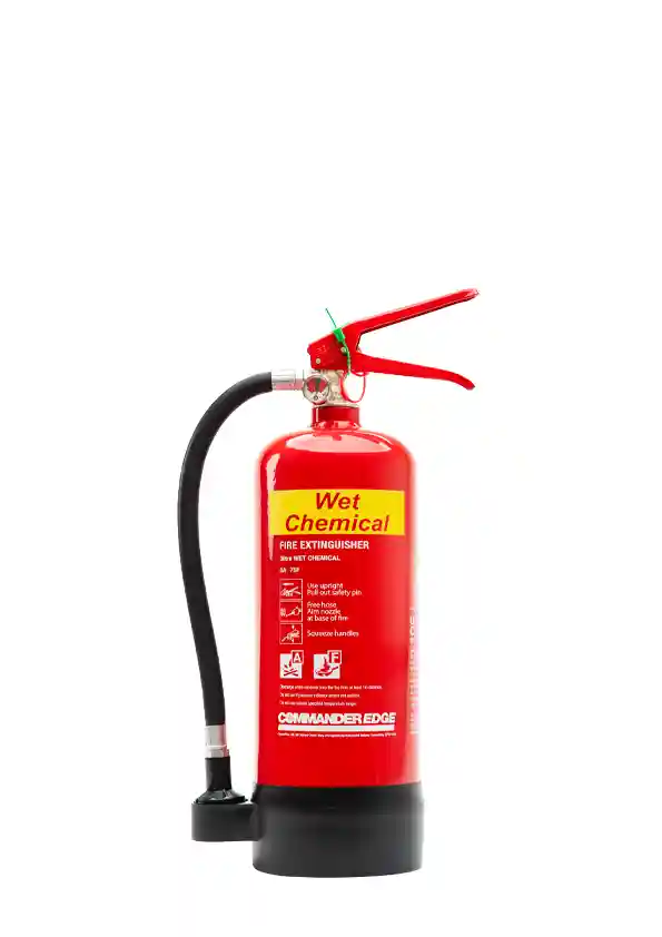 Wet chemical fire extinguisher
